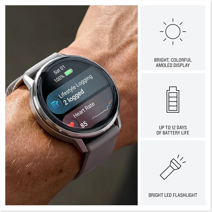Garmin Venu 4, 45mm GPS smartwatch, Black