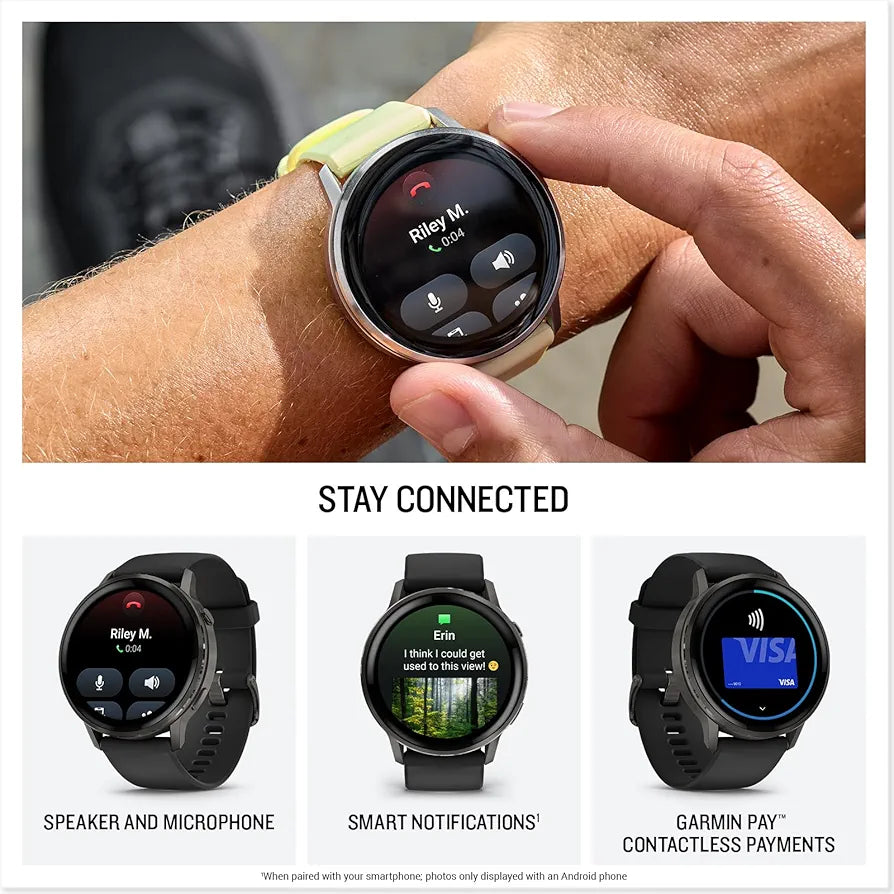 Garmin Venu 4, 45mm GPS smartwatch, Black