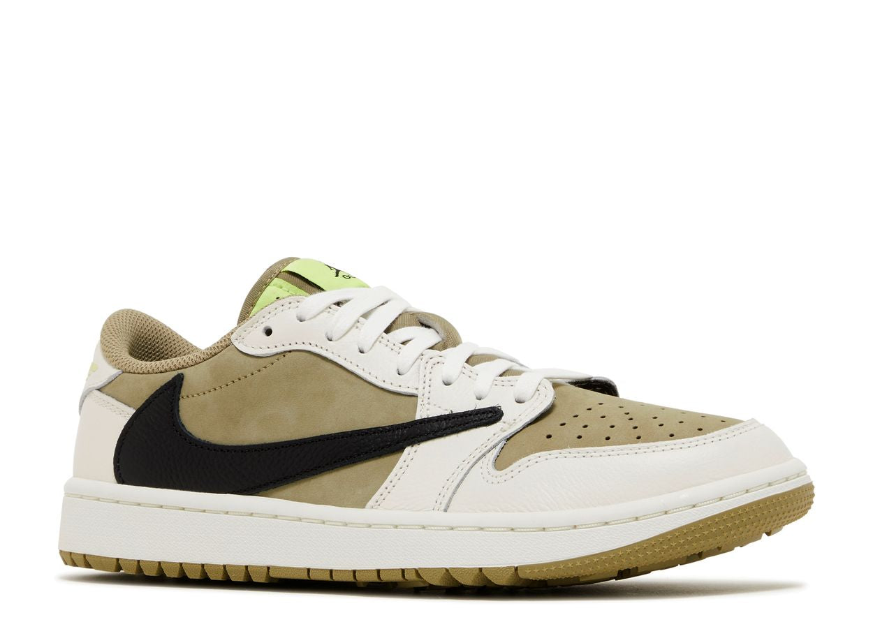 Nike Air Jordan 1 Low Retro Golf Travis Scott Neutral Olive