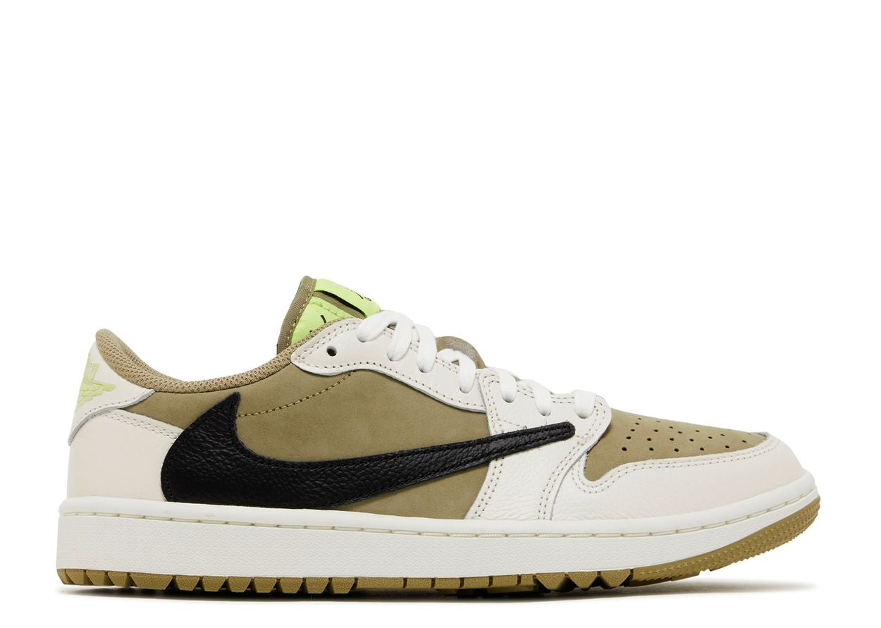 Nike Air Jordan 1 Low Retro Golf Travis Scott Neutral Olive