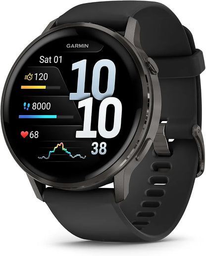 Garmin Venu 4, 45mm GPS smartwatch, Black