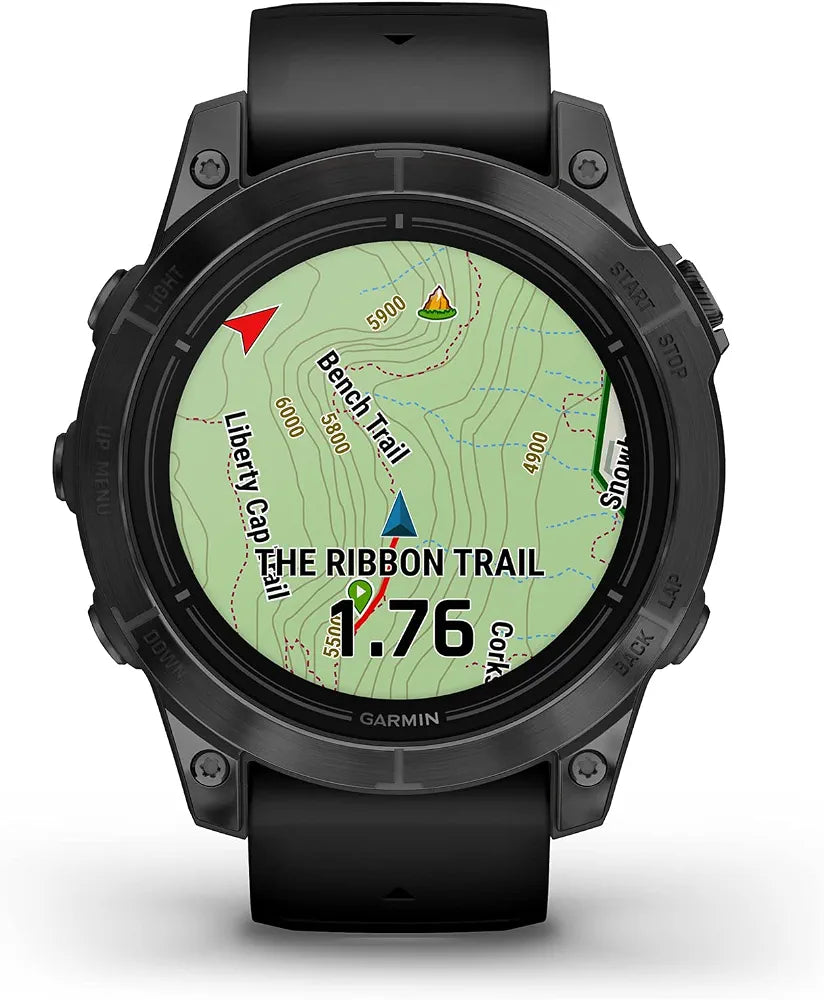 Garmin epix Pro , Glass, Silver, Whitestone